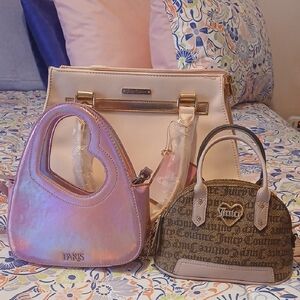 Juicy Couture And Paris Hilton Purse Bundle